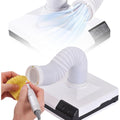 Aspirateur a main associant une aspiration a main au coloris blanc et gris