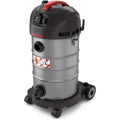 Aspirateur a cuve avec la collecte de l'eau et des poussieres, coloris gris et noir