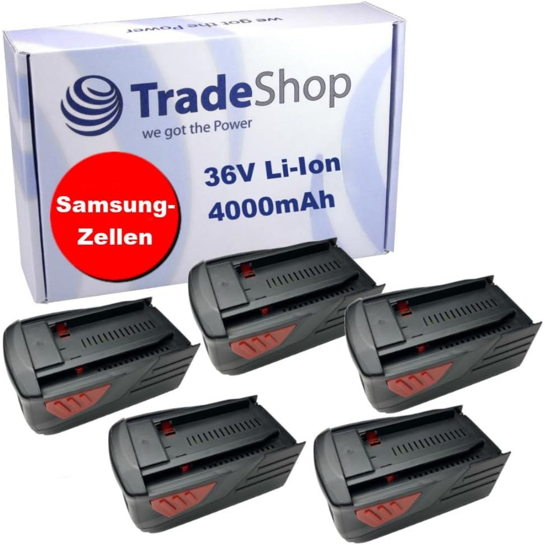 Lot de 5 batteries rechargeables proposant le remplacement de la batterie