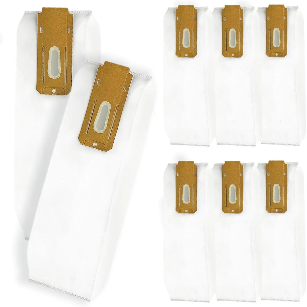 Lot de 8 sacs de collecte, coloris blanc et jaune, avec un lot de 8 elements