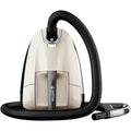 Aspirateur de sol sur roues associant l'entretien des tapis et un format compact