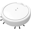 Robot de nettoyage des sols associant l'entretien du parquet et la collecte de la poussiere