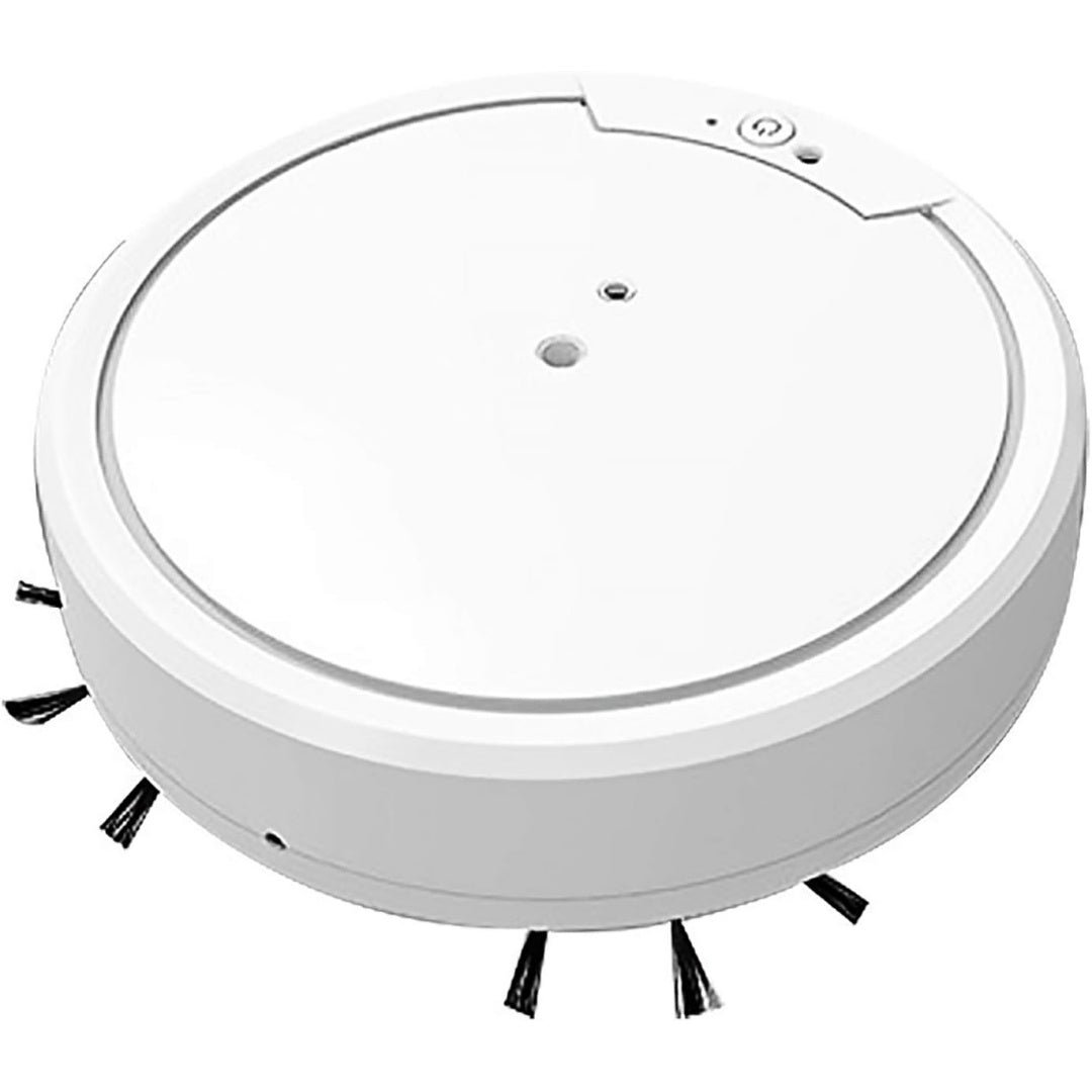 Robot de nettoyage des sols associant l'entretien du parquet et la collecte de la poussiere