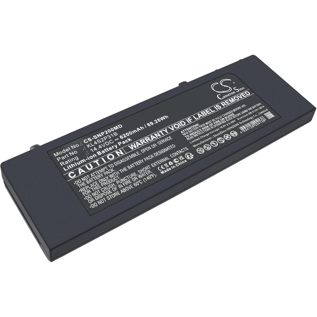 Accumulateur rechargeable avec une technologie lithium ion, coloris gris et noir