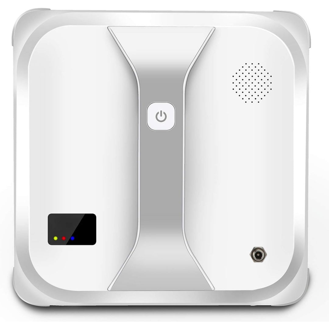 Robot nettoyeur de fenetres avec une commande a distance, coloris blanc et gris