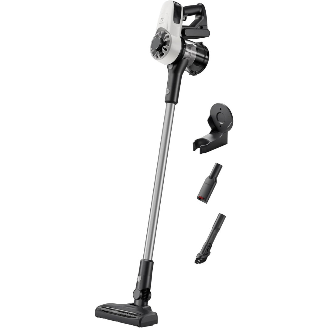 Aspirateur balai avec une utilisation sans fil, coloris gris et noir