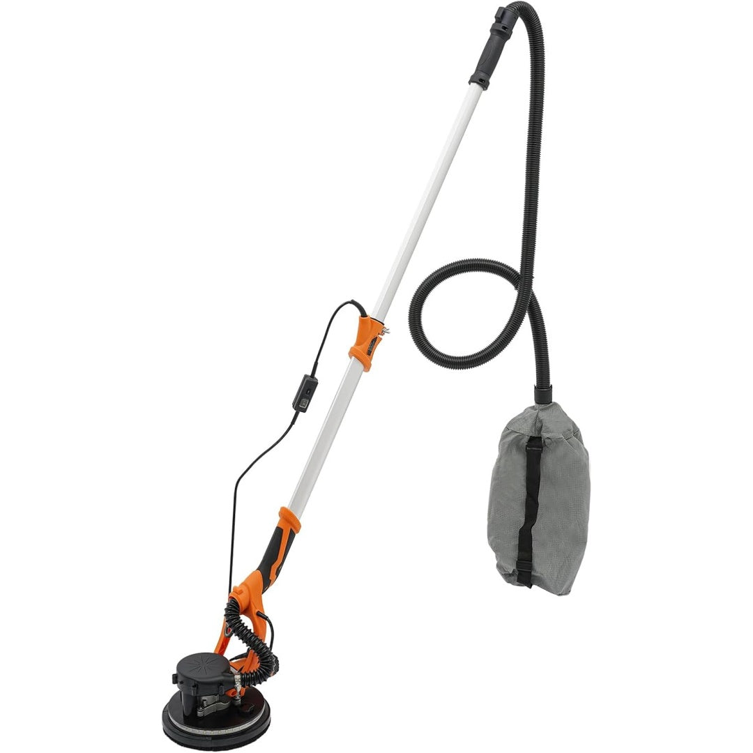 Cette ponceuse electrique combine une vitesse reglable et une puissance annoncee de 1250 W
