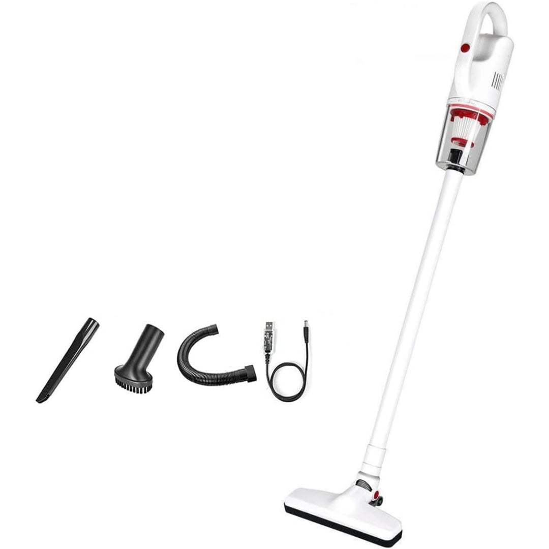 Aspirateur vertical avec la collecte des poils et une alimentation rechargeable