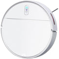 Aspirateur robotise avec collecteur associant la collecte de la poussiere et le nettoyage automatise des sols