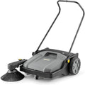 Aspirateur balai, coloris gris et blanc, avec la collecte de la poussiere