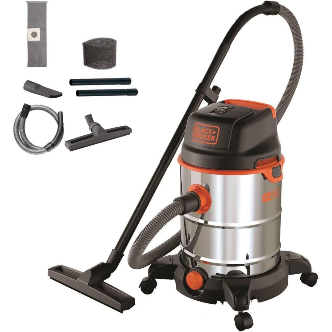 Aspirateur de sol sur roues avec la collecte de la poussiere et une fonction soufflerie