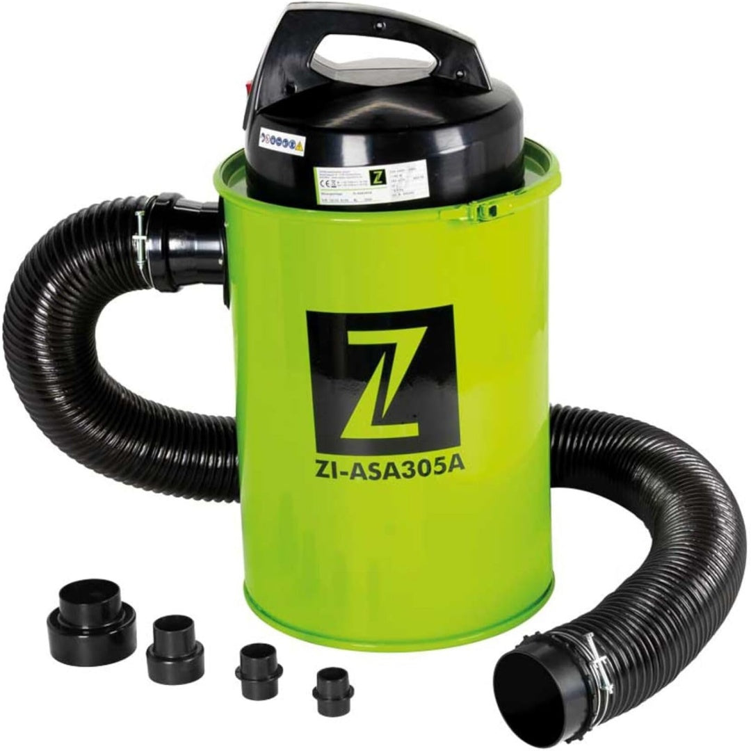 Aspirateur eau et poussiere, coloris vert, avec une tension annoncee de 230 V