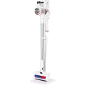 Aspirateur au format balai alliant une alimentation rechargeable et une capacite annoncee de 2500 mAh