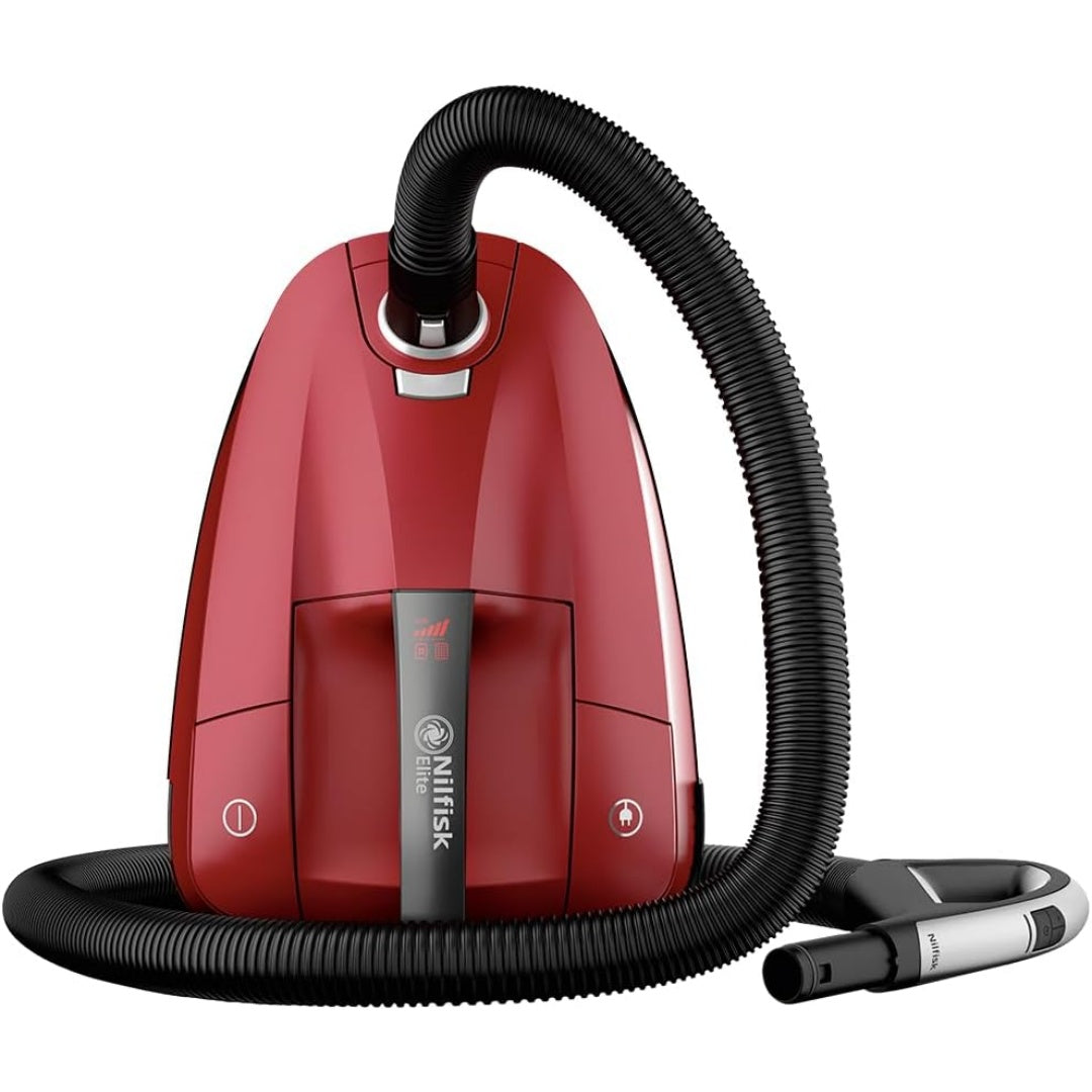 Cet aspirateur au format traineau combine le nettoyage des tissus et la collecte de la poussiere