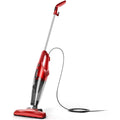 Aspirateur a main associant l'entretien des habitacles au coloris rouge et gris