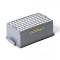 Element de filtration, coloris gris et blanc, avec le remplacement du filtre