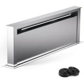 Cette hotte de cuisine associe une filtration au charbon actif et une vitesse reglable