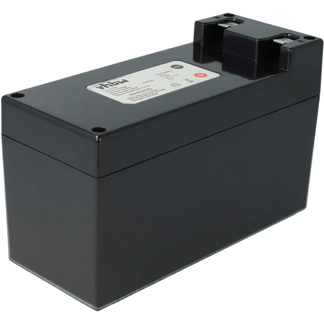 Accumulateur rechargeable avec une alimentation rechargeable, coloris noir et gris