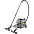 Balai aspirant avec une tension annoncee de 36 V, coloris gris
