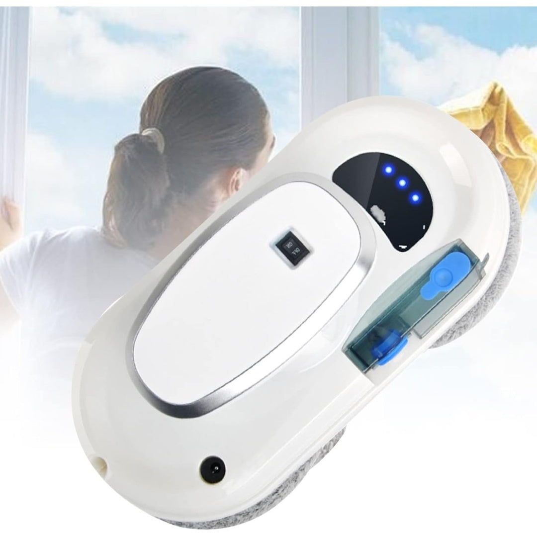 Robot lave vitres avec une detection des obstacles, coloris blanc et gris