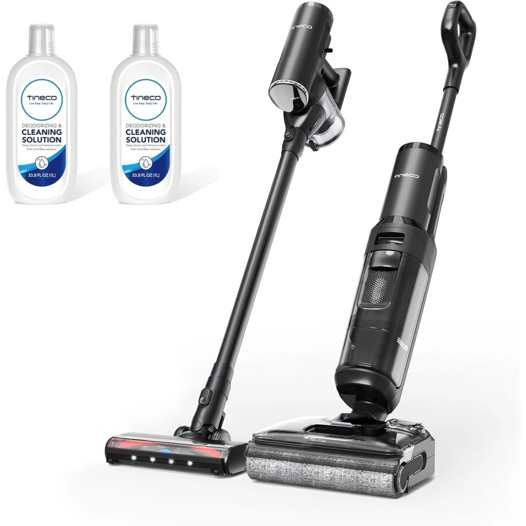 Balai aspirant avec une brosse anti emmelement, coloris gris et noir