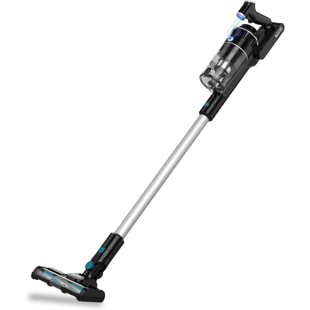 Cet aspirateur a main associe la collecte des petits dechets et une aspiration a main