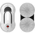 Robot pour surfaces vitrees associant le deplacement sur la vitre au coloris gris et blanc