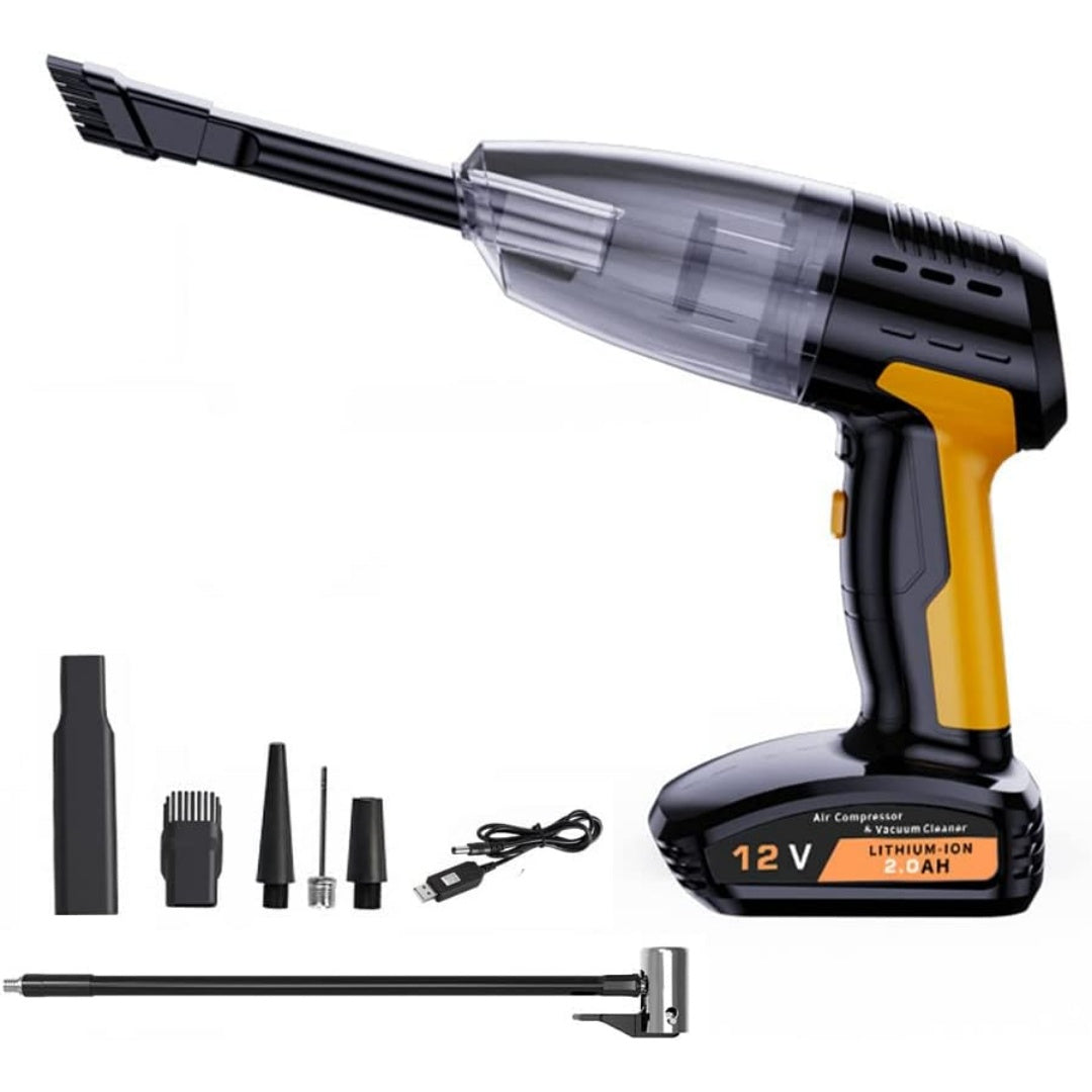Aspirateur avec l'entretien des habitacles et une aspiration annoncee de 9 000 Pa