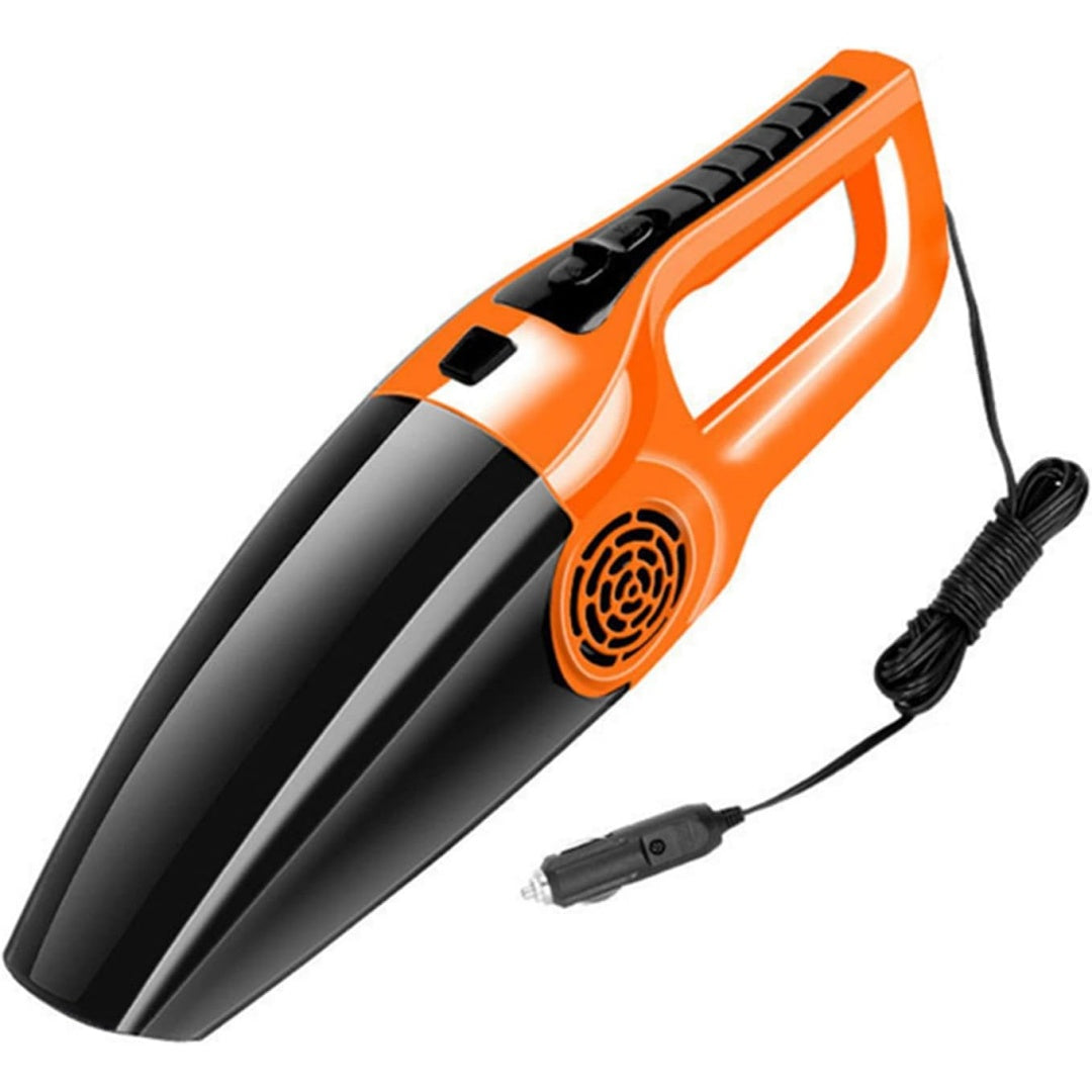 Aspirateur, coloris orange, avec l'entretien des habitacles