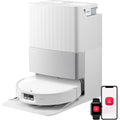 Robot avec station de lavage, coloris blanc et gris, avec le sechage a air chaud