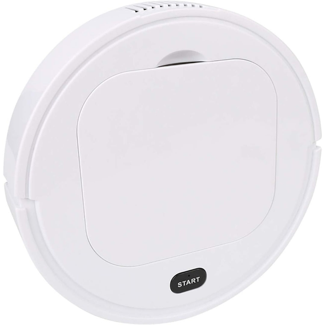 Aspirateur robotise alliant le nettoyage des tissus et la collecte de la poussiere