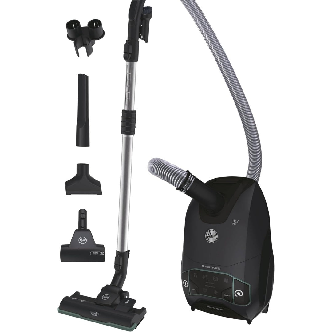Aspirateur au format traineau offrant la collecte des poils