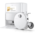 Robot avec station de lavage, coloris blanc, avec le nettoyage des bords