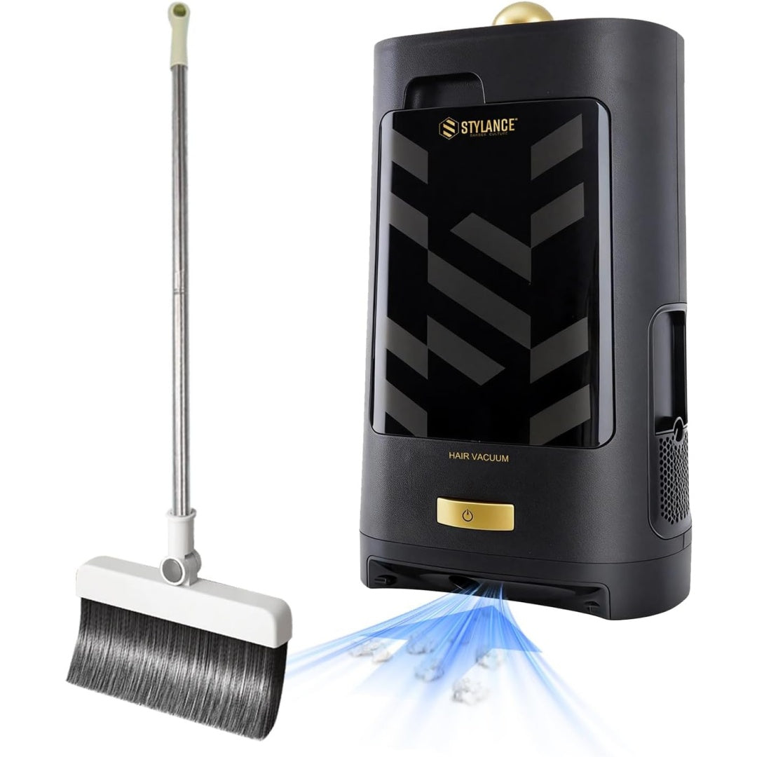 Aspirateur, coloris dore, avec la collecte des poussieres
