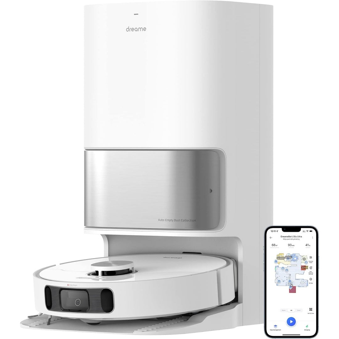 Robot de nettoyage des sols proposant un reglage par application