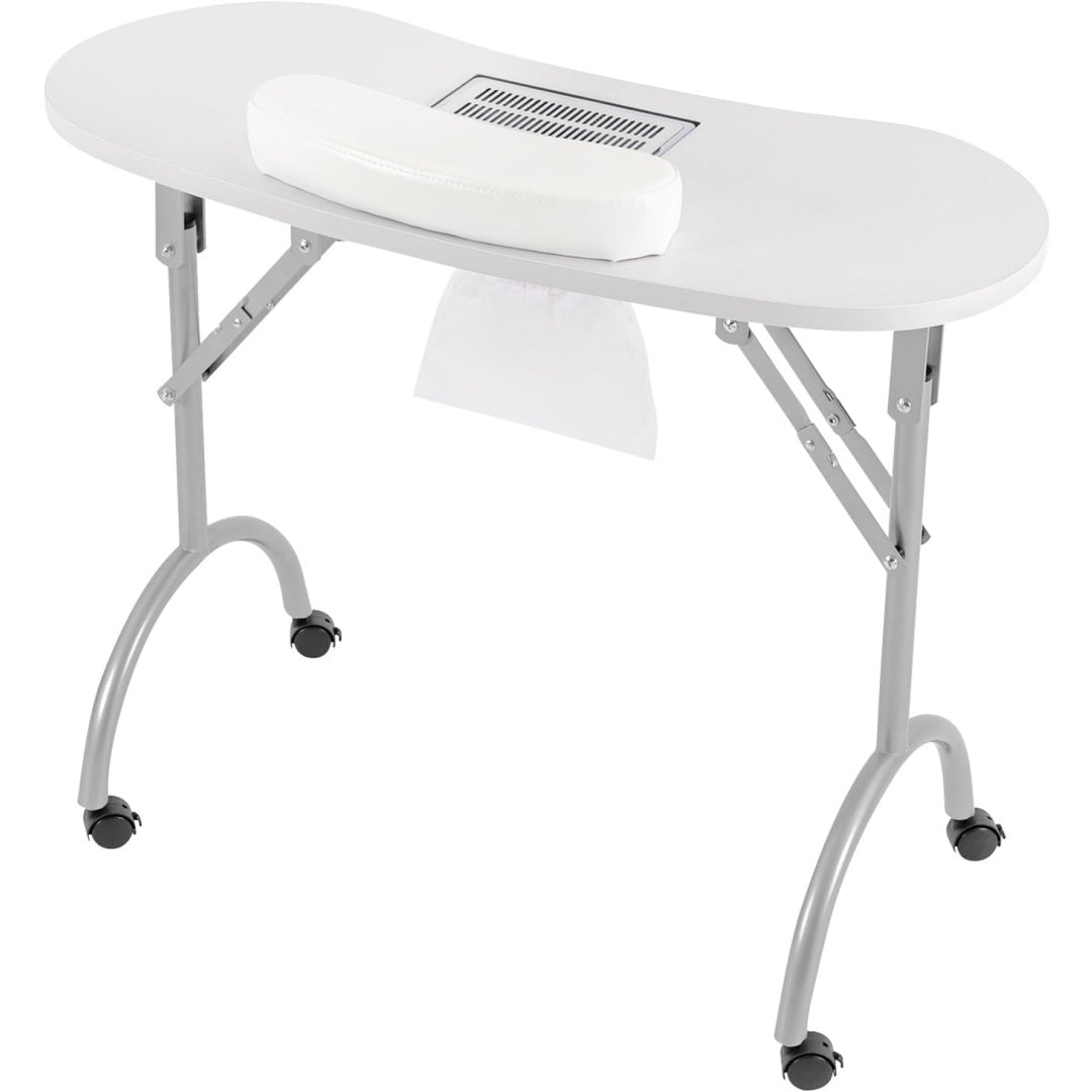 Table de travail avec une structure pliable