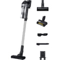 Aspirateur balai, coloris noir et gris, avec une separation cyclonique