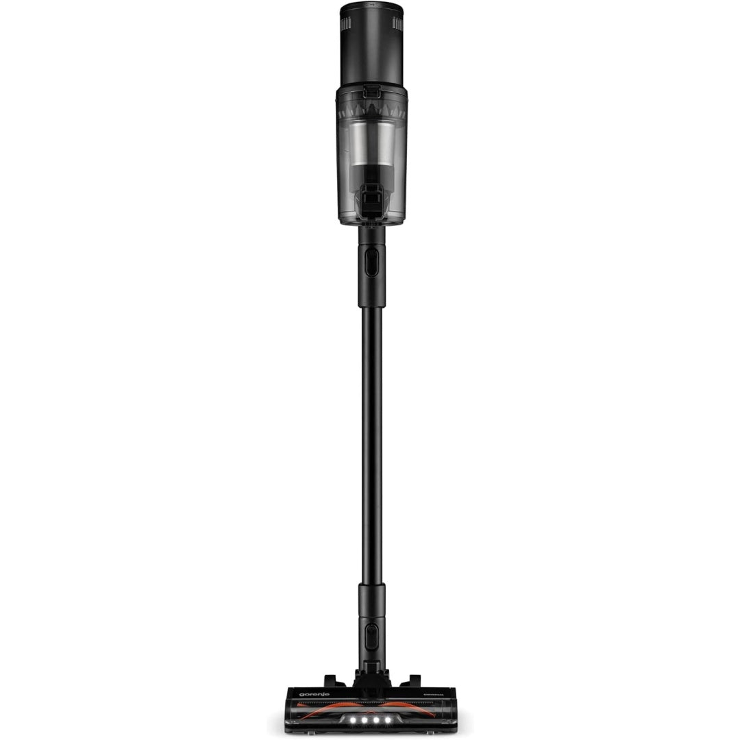 Aspirateur vertical avec l'entretien des sols et une filtration des particules fines