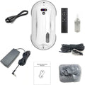 Robot lave vitres avec une aspiration annoncee de 2800 Pa, coloris gris et blanc