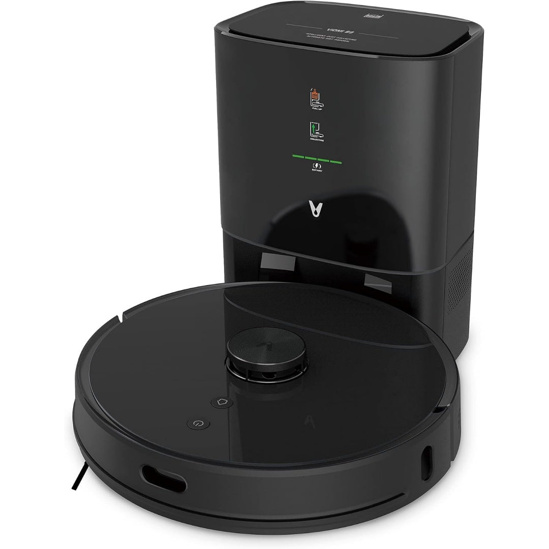 Ce robot et base de vidage combine autonomie annoncee de 220 min et la collecte avec sac
