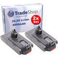 Lot de 2 batteries rechargeables avec le remplacement de la batterie, coloris gris et blanc