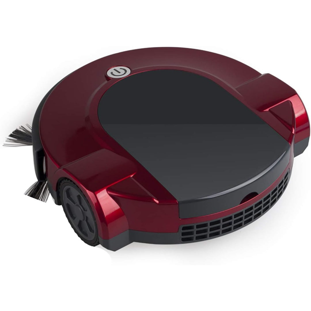 Aspirateur robotise avec la collecte de la poussiere et une alimentation rechargeable