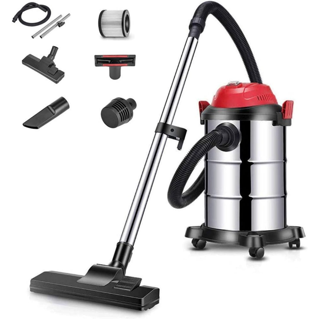 Cet aspirateur au format traineau combine une separation cyclonique et une filtration des particules fines