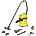 Aspirateur pour liquides et poussieres, coloris noir et gris, avec une puissance annoncee de 1000 W