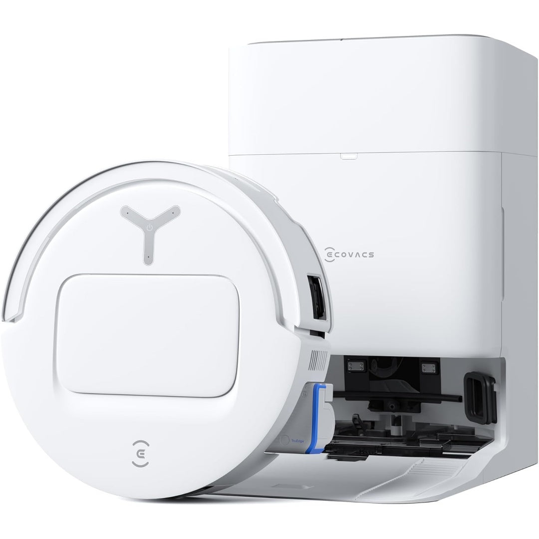 Robot de nettoyage avec base multifonction avec une technologie lithium ion et une detection des obstacles