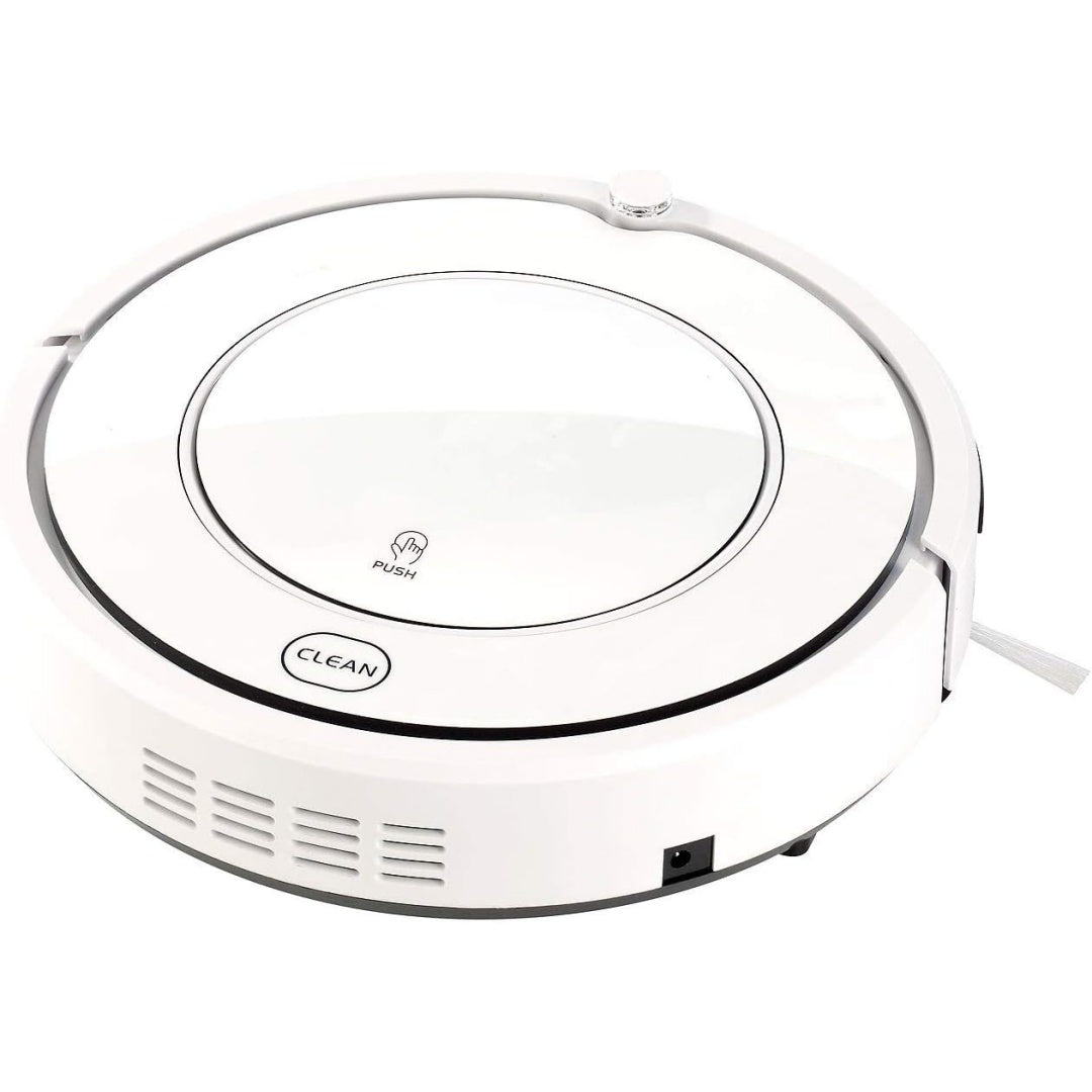 Robot de nettoyage des sols proposant des dimensions annoncees de 300 x 75 mm