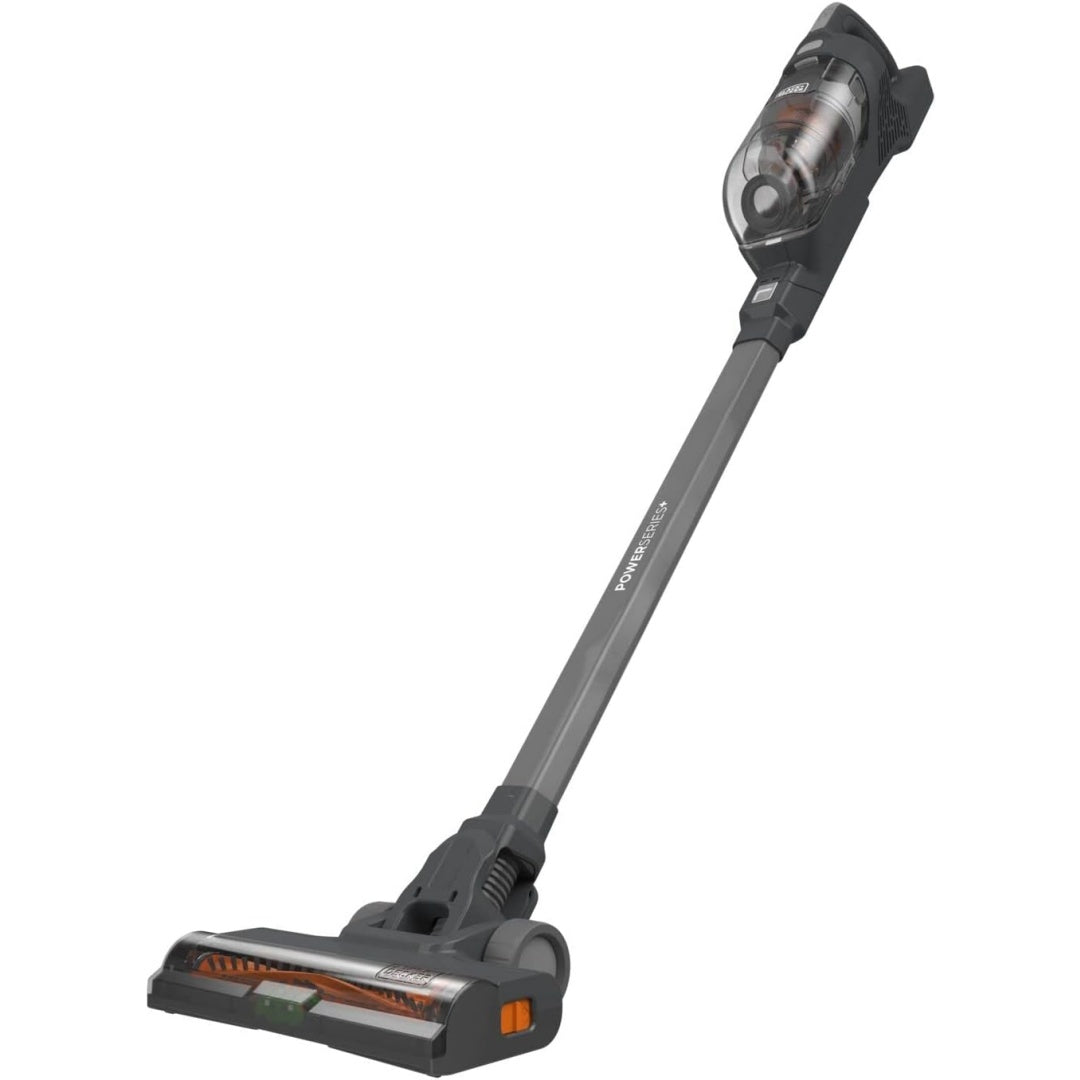 Aspirateur vertical proposant l'entretien des sols durs