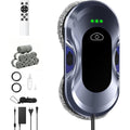 Robot nettoyeur de fenetres offrant un mouvement rotatif