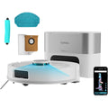 Robot avec base de collecte alliant la collecte de la poussiere et une capacite annoncee de 4500 mAh