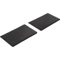 Filtre au charbon actif avec un lot de 2 elements, coloris noir et gris
